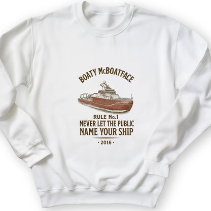 Boaty McBoatface Sweatshirt