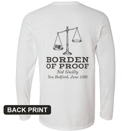 Borden Of Proof Back Print Long Sleeve T-Shirt