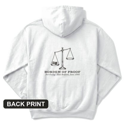 Borden Of Proof Back Print Hoodie