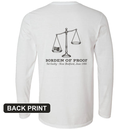 Borden Of Proof Back Print Long Sleeve T-Shirt
