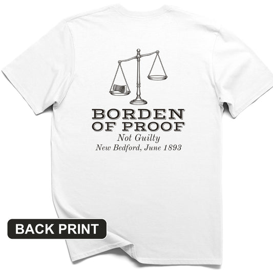 Borden Of Proof Back Print T-Shirt