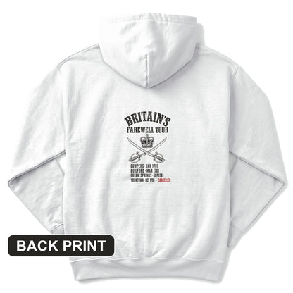 Britain's Farewell Tour Back Print Hoodie