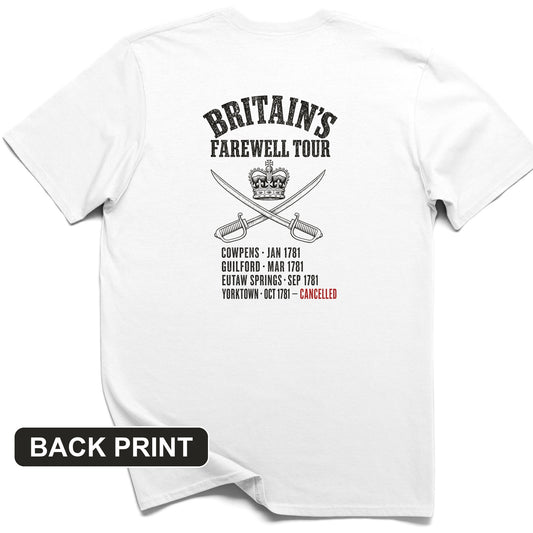 Britain's Farewell Tour Back Print T-Shirt