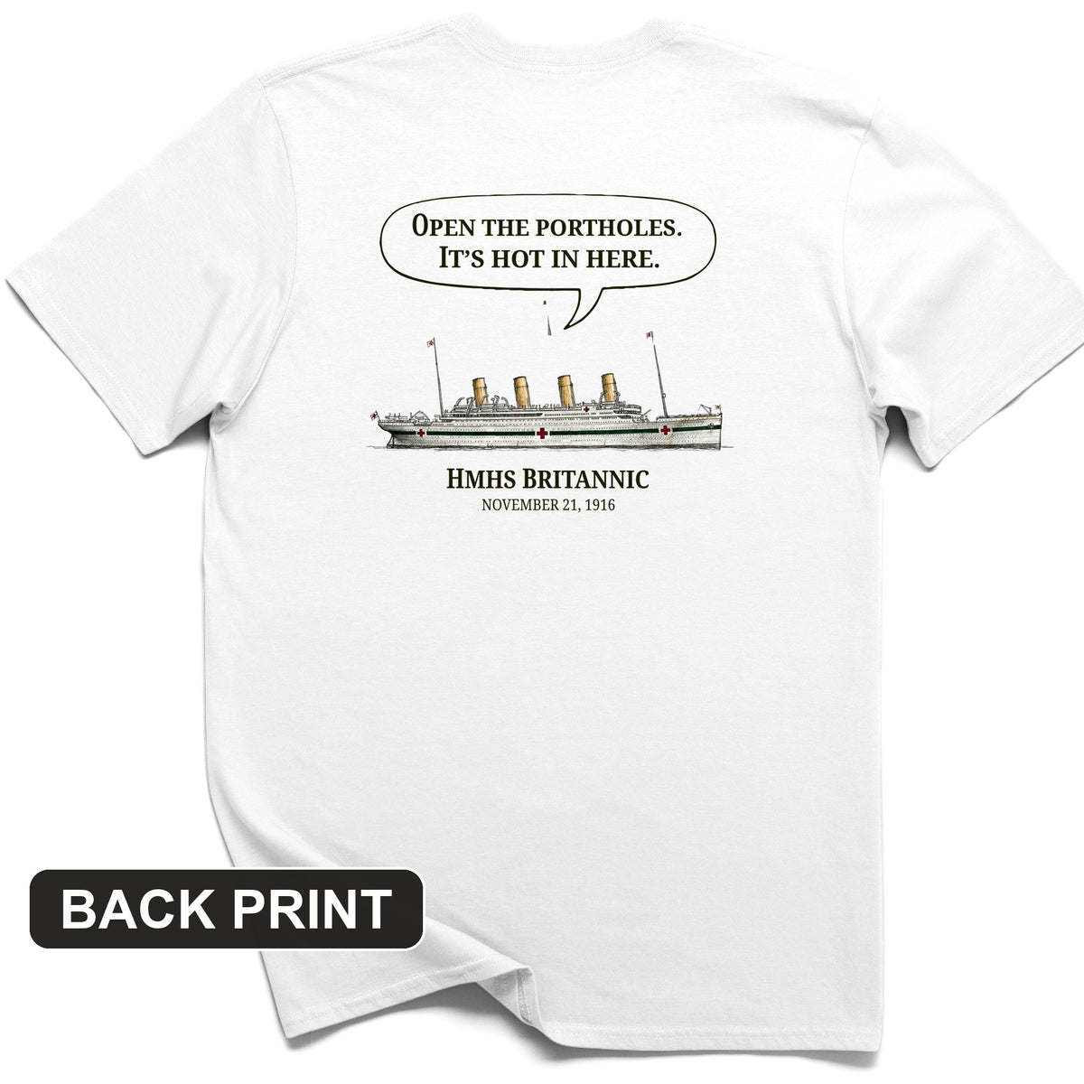 Britannic Back Print T-Shirt