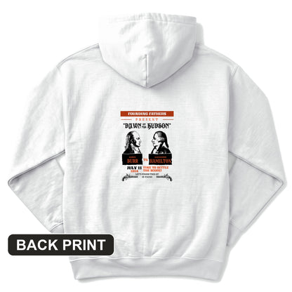 Burr vs Hamilton Back Print Hoodie