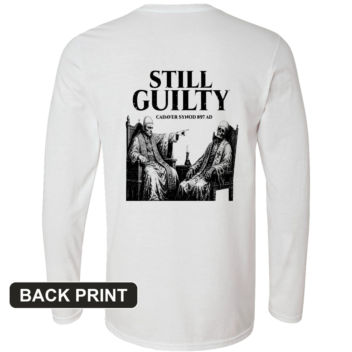 Cadaver Synod Back Print Long Sleeve T-Shirt