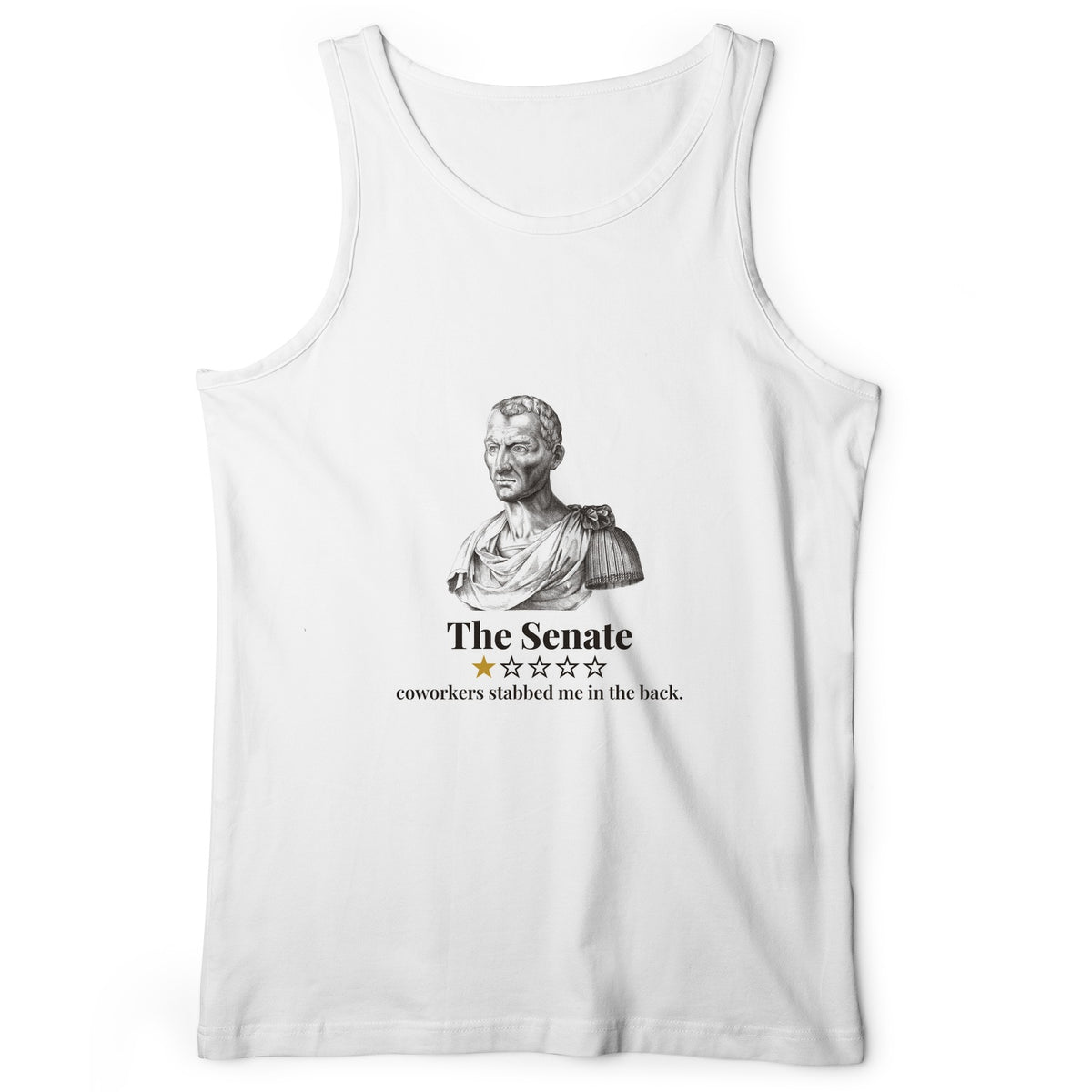 Caesar Senate Review Tank Top