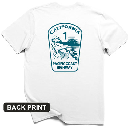 California Back Print T-Shirt
