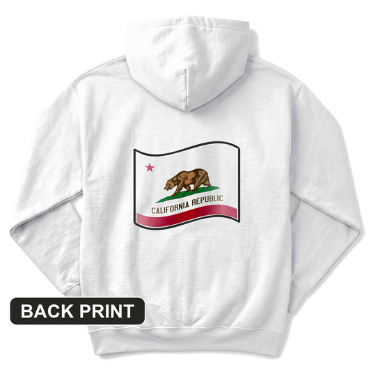 California Republic Back Print Hoodie