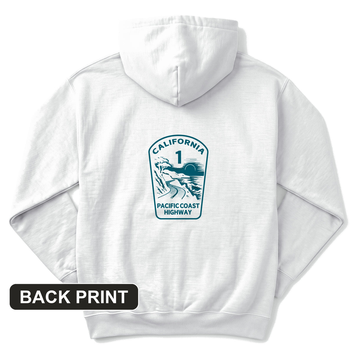 California Back Print Hoodie