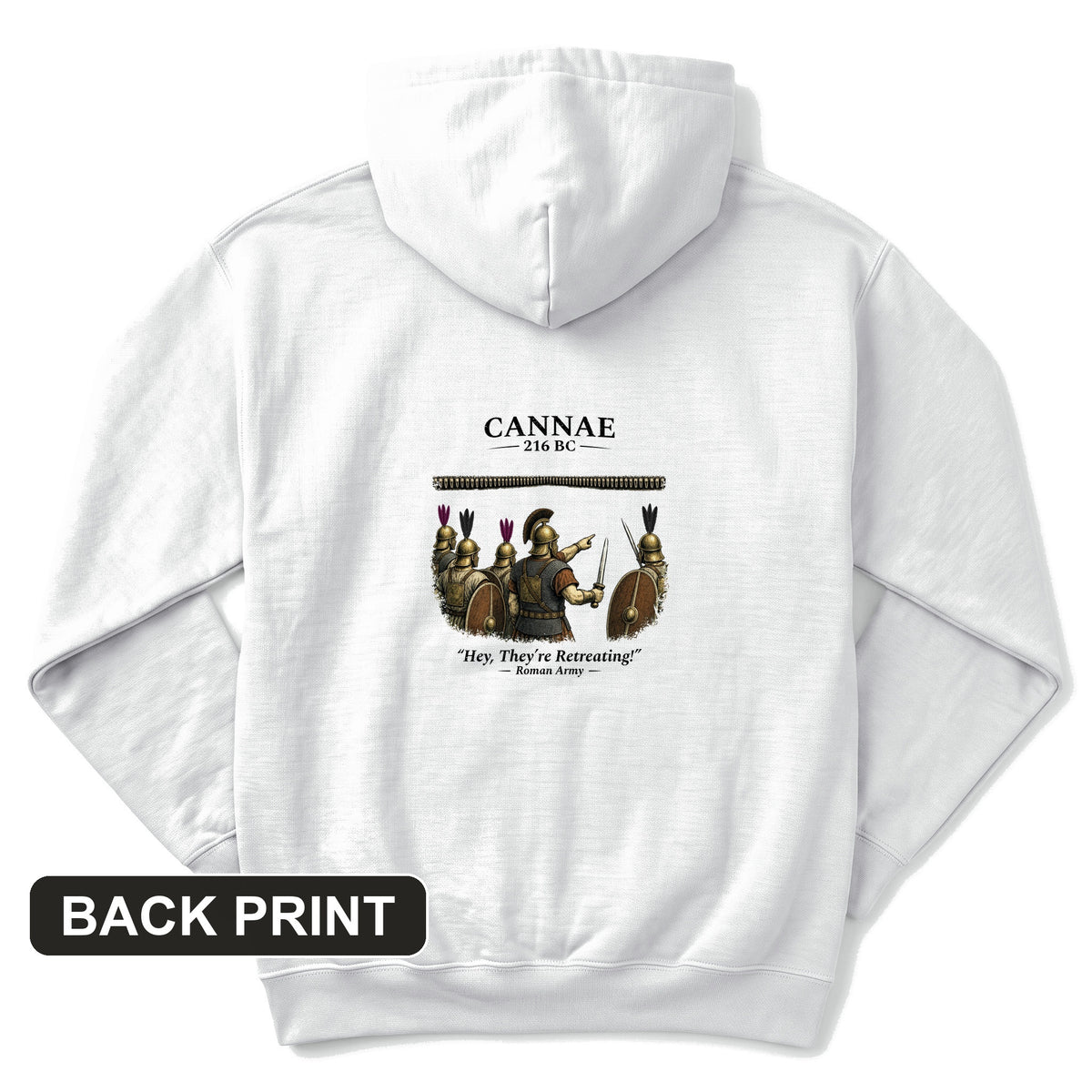 Cannae Back Print Hoodie
