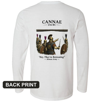 Cannae Back Print Long Sleeve T-Shirt