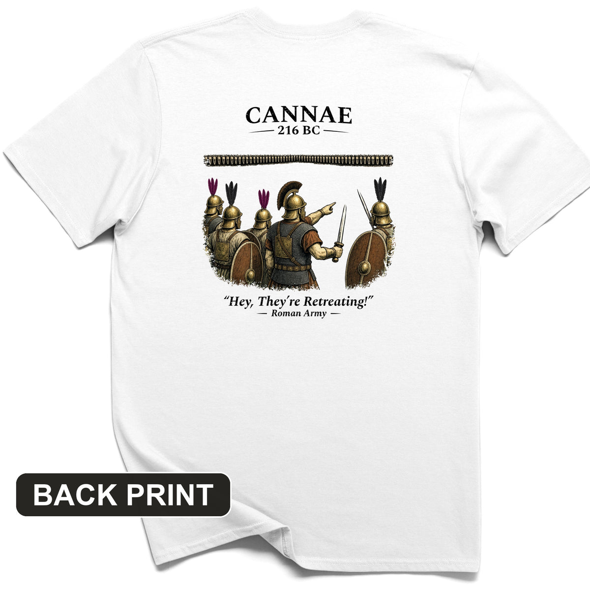 Cannae Back Print T-Shirt