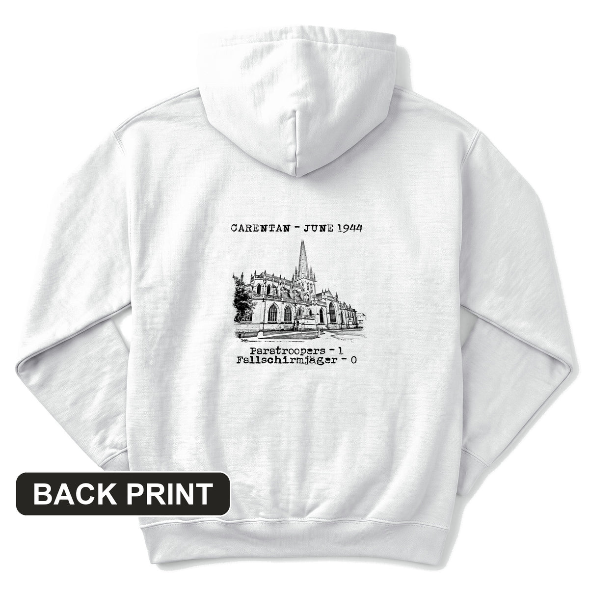 Carentan Back Print Hoodie