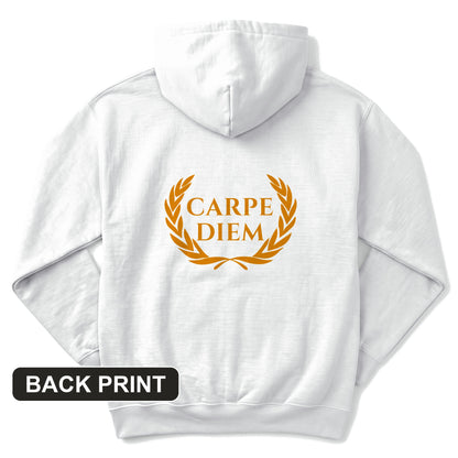 Carpe Diem Back Print Hoodie