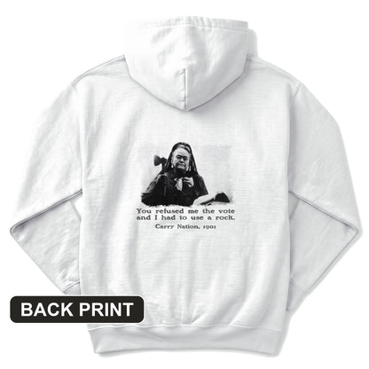 Carry Nation Back Print Hoodie