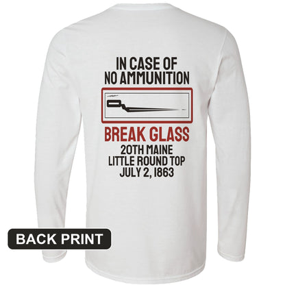 Chamberlain Break Glass Little Round Top Back Print Long Sleeve T-Shirt