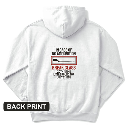 Chamberlain Break Glass Little Round Top Back Print Hoodie