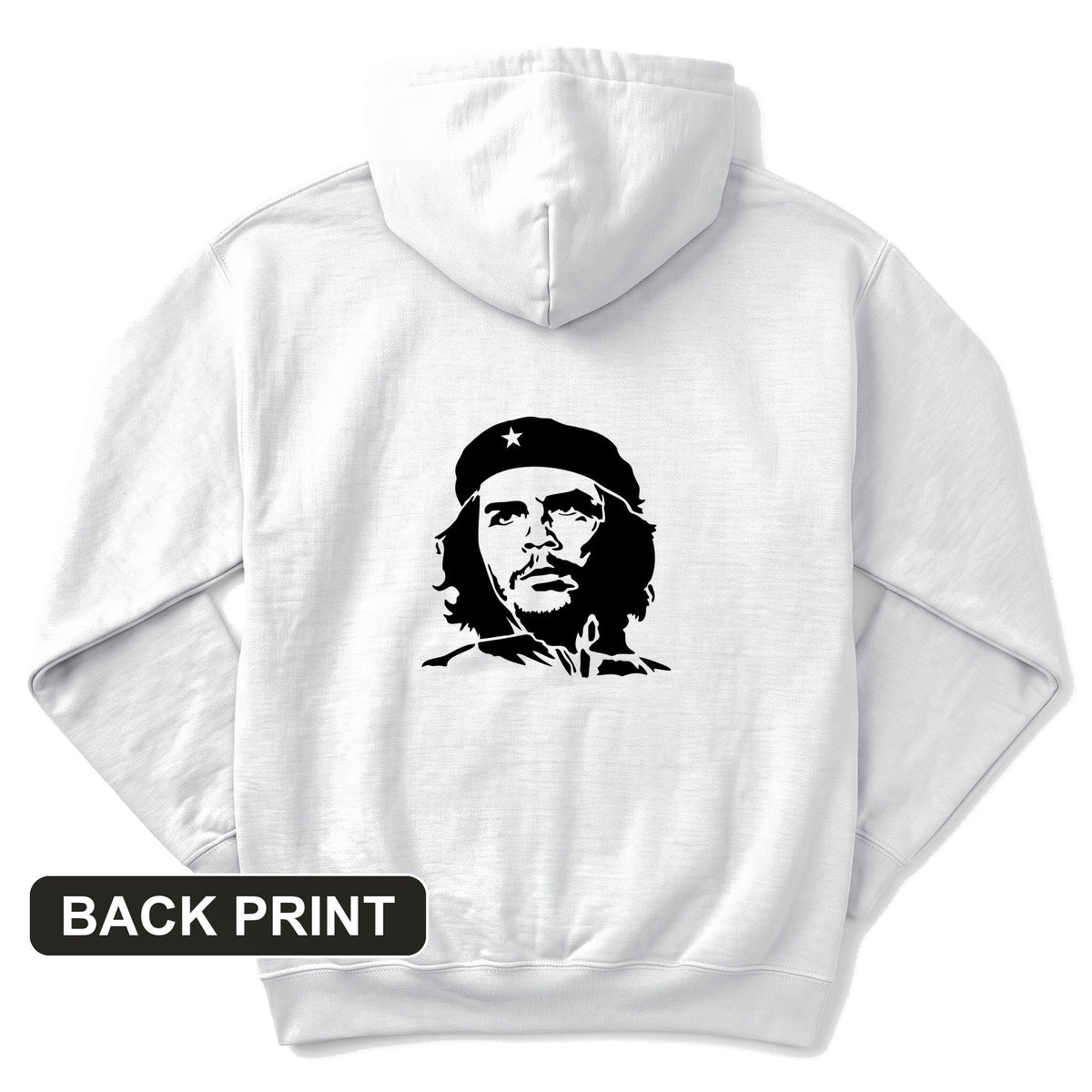 Che Guevara B&W Back Print Hoodie