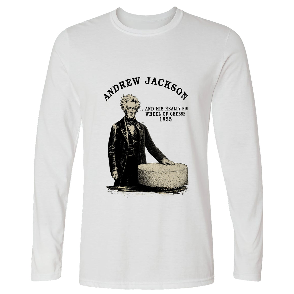 Cheese Wheel Long Sleeve T-Shirt
