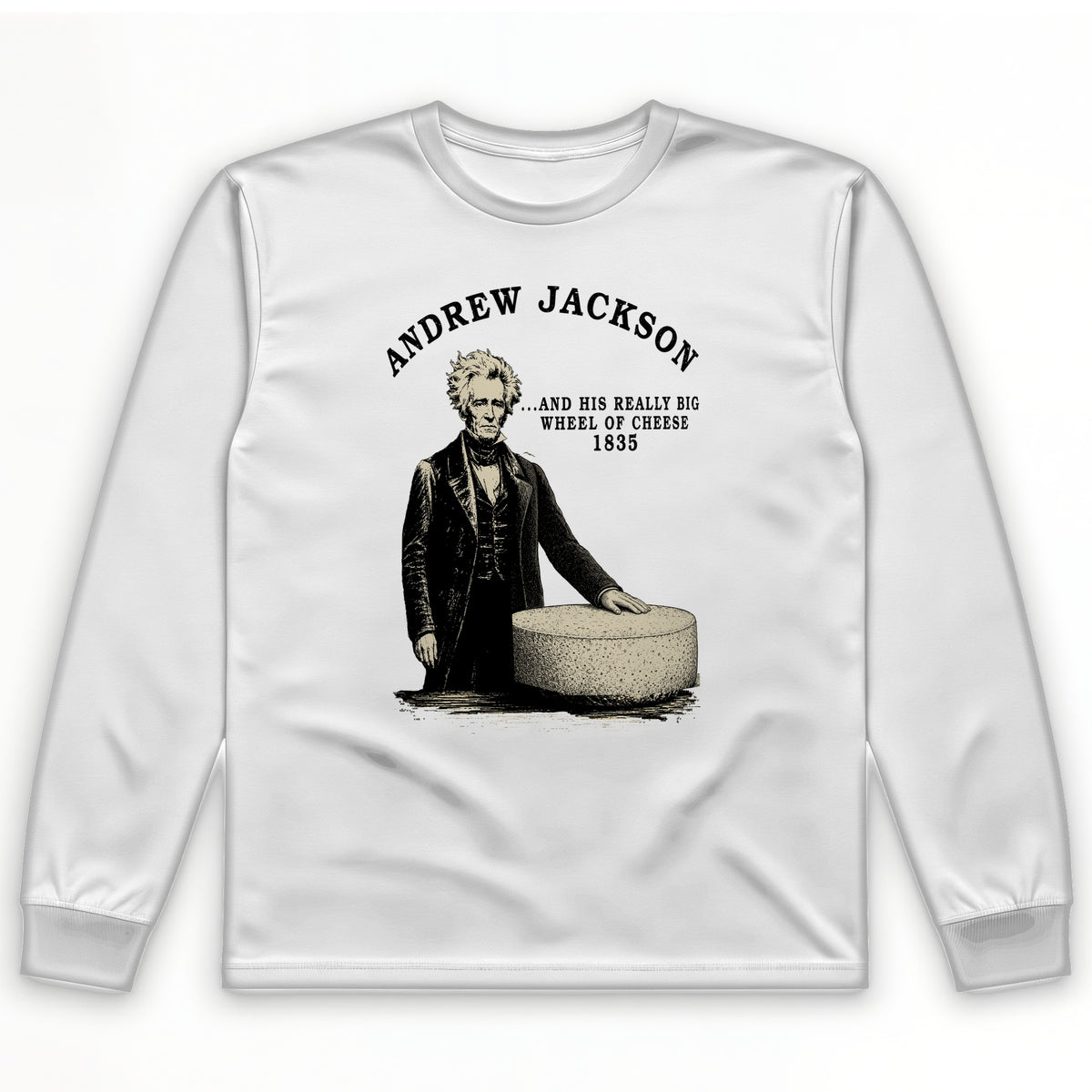 Cheese Wheel Long Sleeve T-Shirt