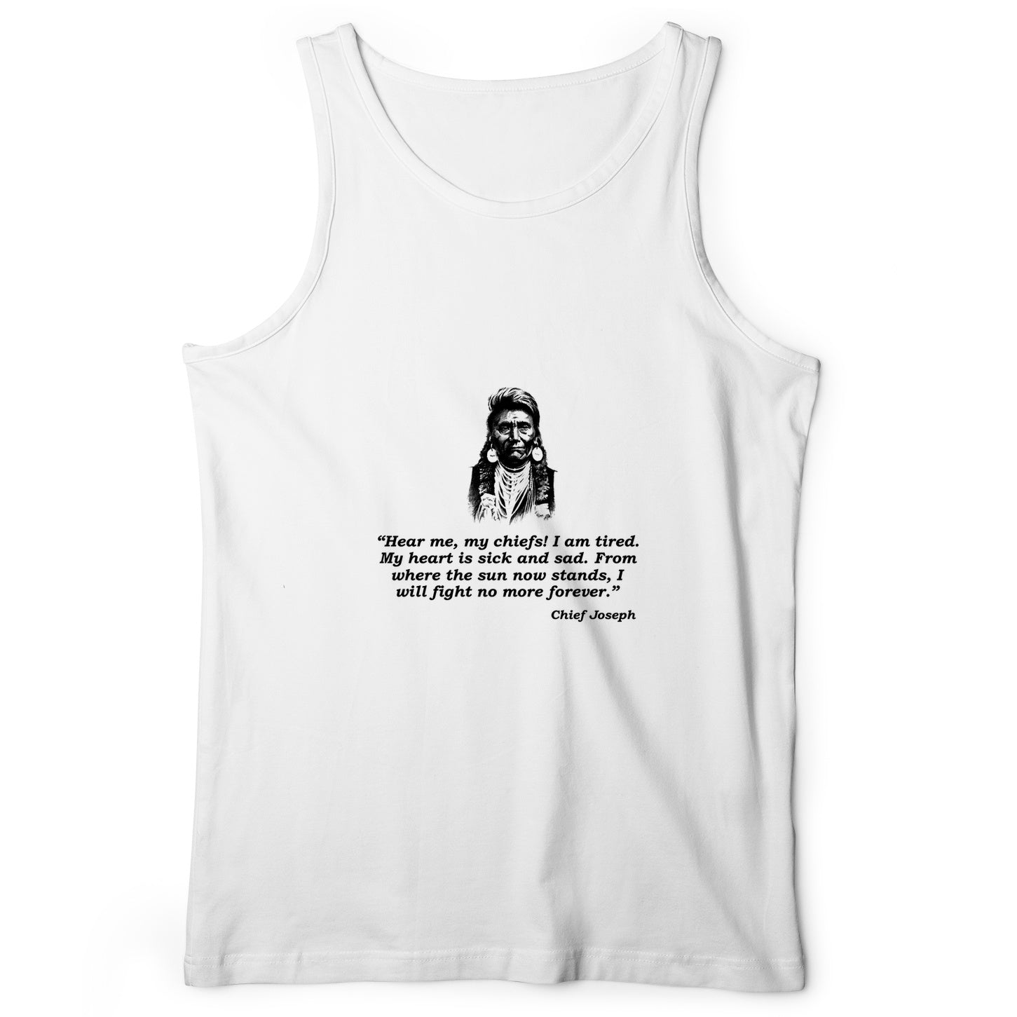 Chief Joseph Fight No More Tank