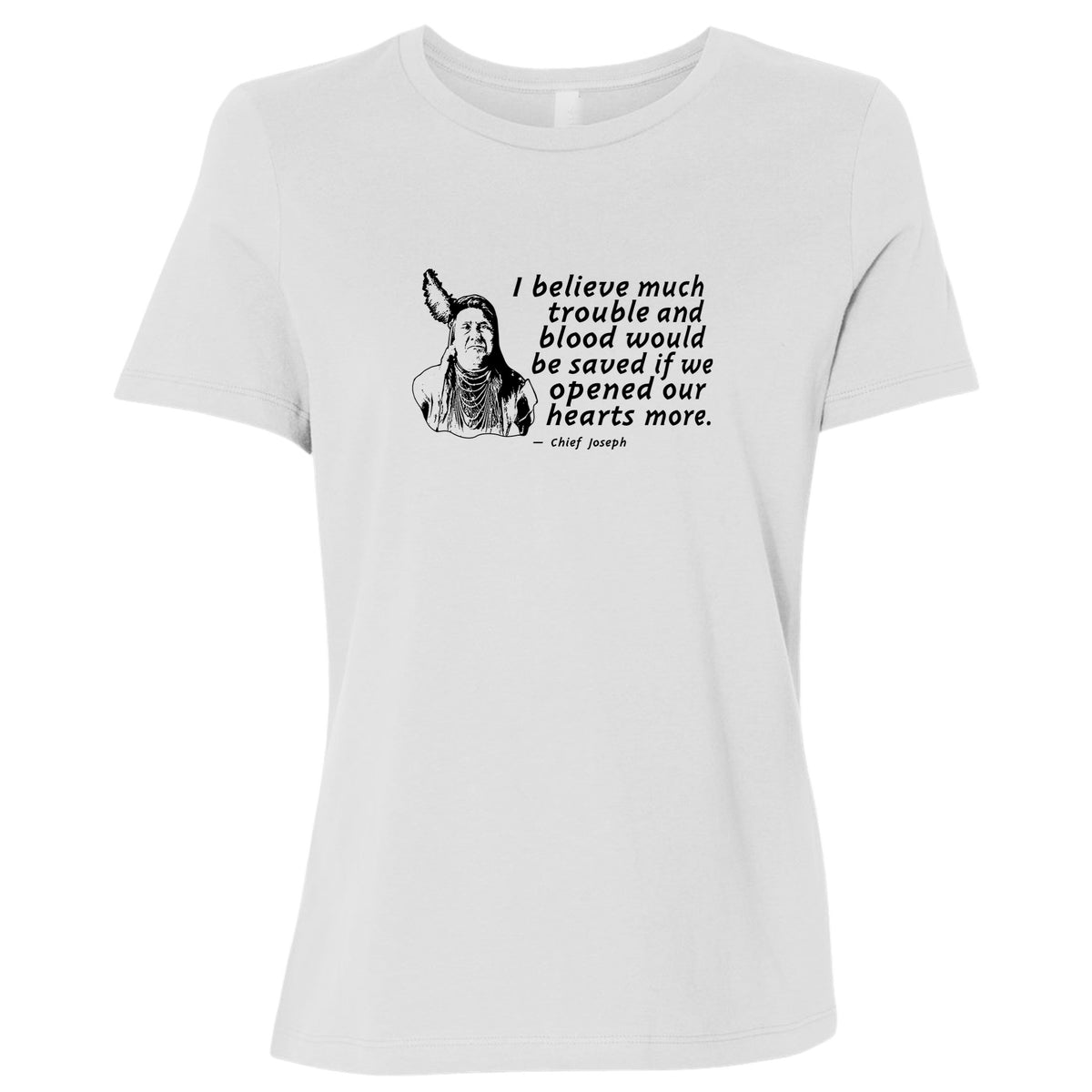 Chief Joseph Open Hearts Women's T-Shirt