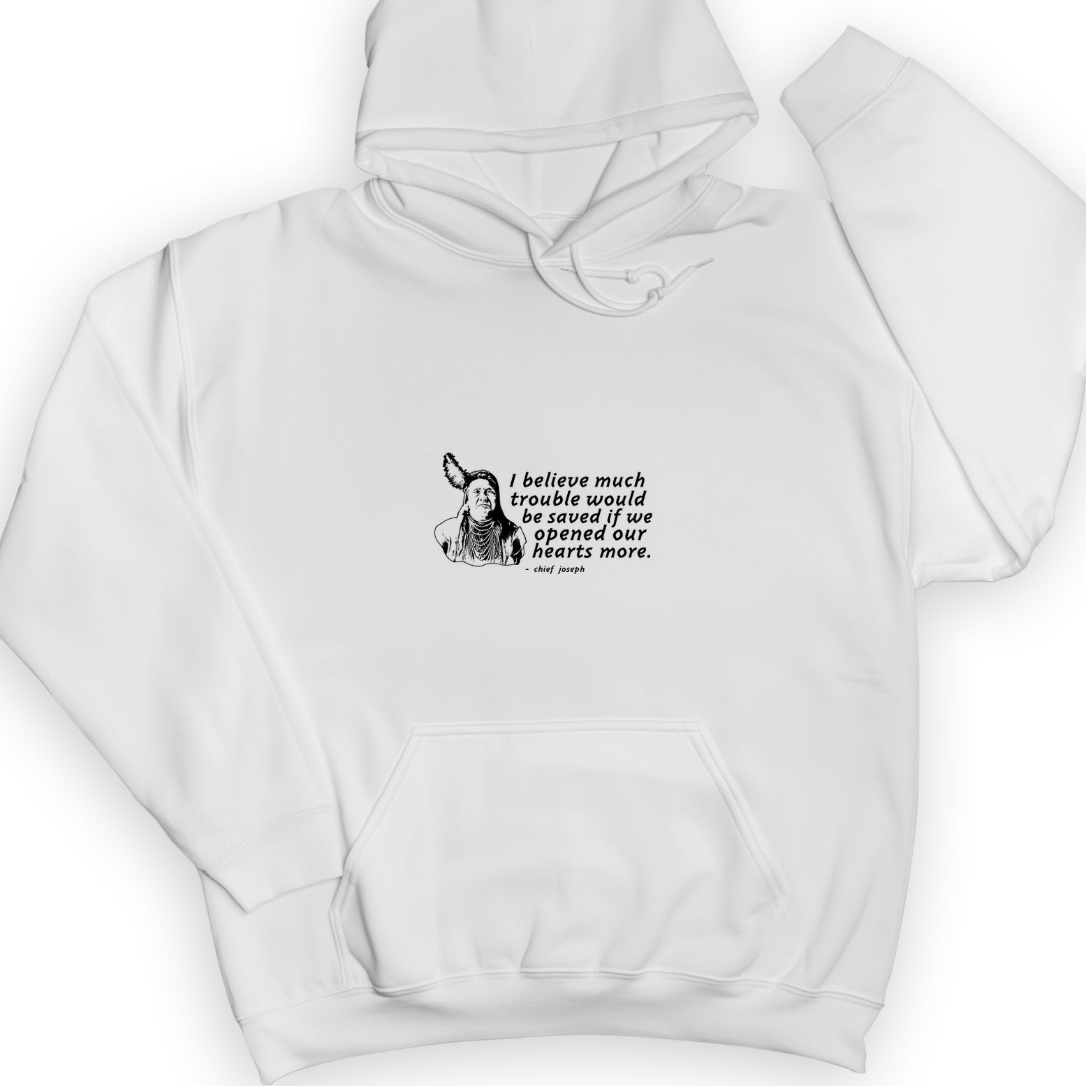Chief Joseph Open Hearts Hoodie