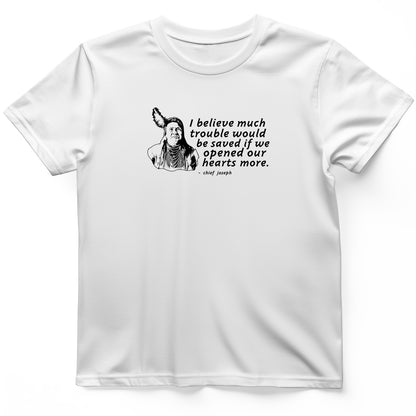 Chief Joseph Open Hearts T-Shirt