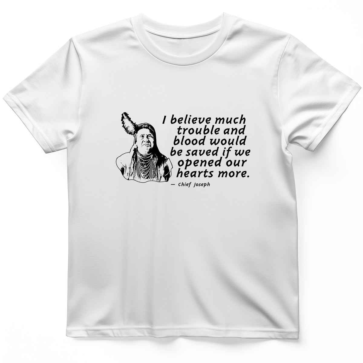 Chief Joseph Open Hearts T-Shirt