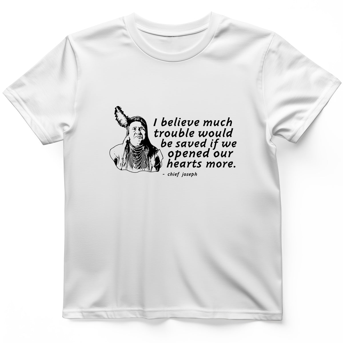 Chief Joseph Open Hearts T-Shirt