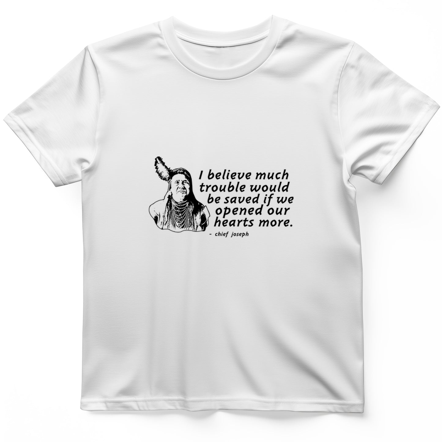 Chief Joseph Open Hearts T- Shirt