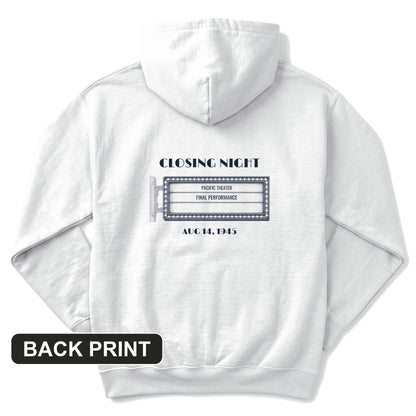 Closing Night 1945 Back Print Hoodie