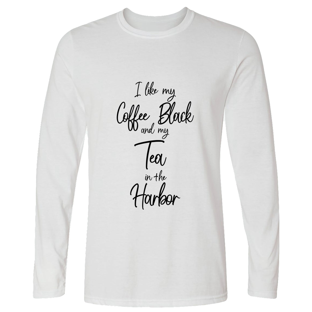 Coffee Black Long Sleeve T-Shirt