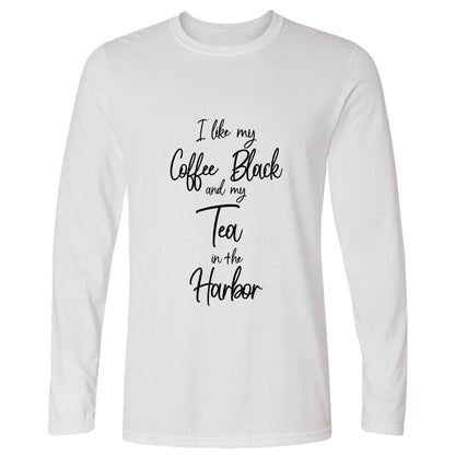Coffee Black Long Sleeve T-Shirt