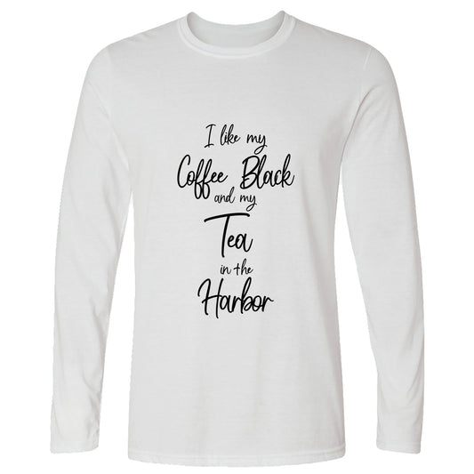 Coffee Black Long Sleeve T-Shirt