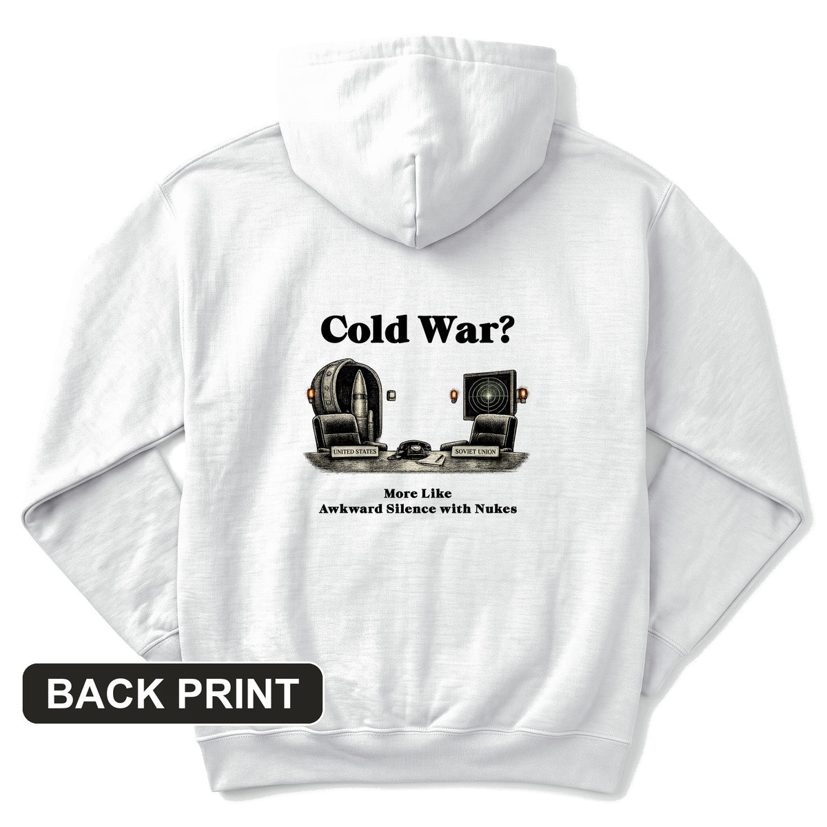 Cold War Back Print Hoodie