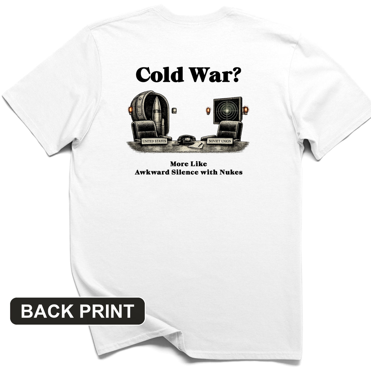Cold War Back Print T-Shirt