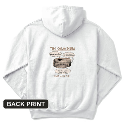 Colosseum Back Print Hoodie