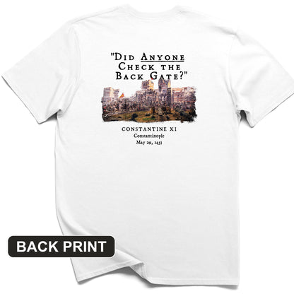 Constantinople Back Print T-Shirt