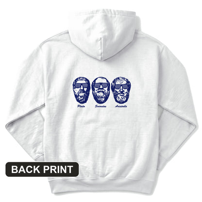 Cool Philosophers Back Print Hoodie
