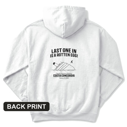 Costa Concordia Back Print Hoodie
