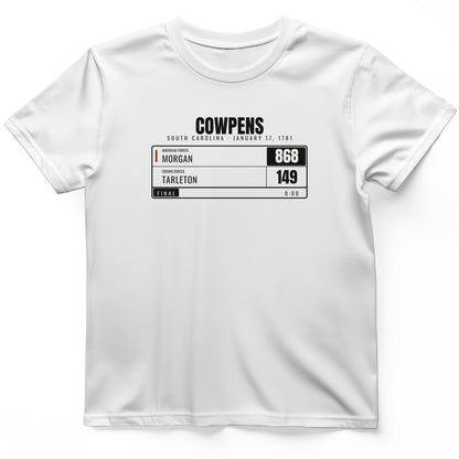 Cowpens Scoreboard T-Shirt