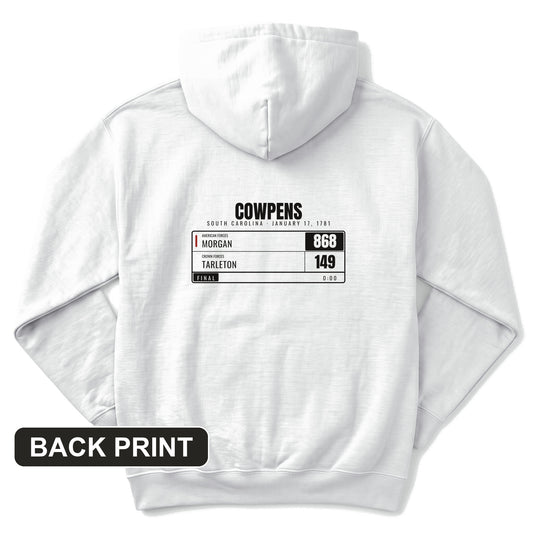 Cowpens Scoreboard Back Print Hoodie