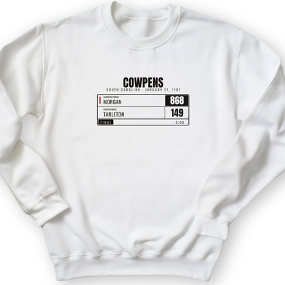 Cowpens Scoreboard Crewneck