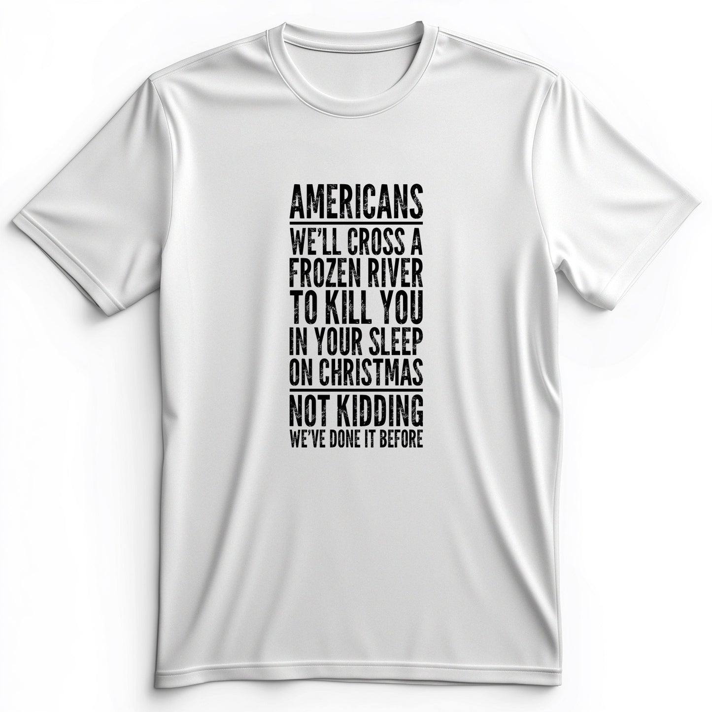 Cross A River On Xmas Premium Tee