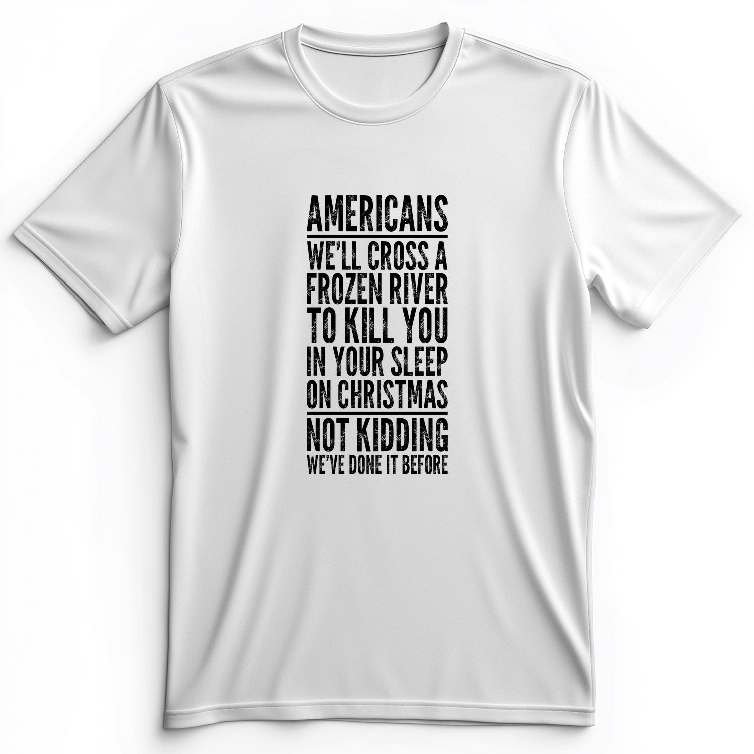 Cross A River On Xmas Premium Tee