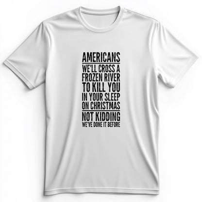 Cross A River On Xmas Premium Tee