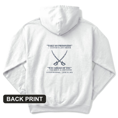 Custer's Last Order Back Print Hoodie