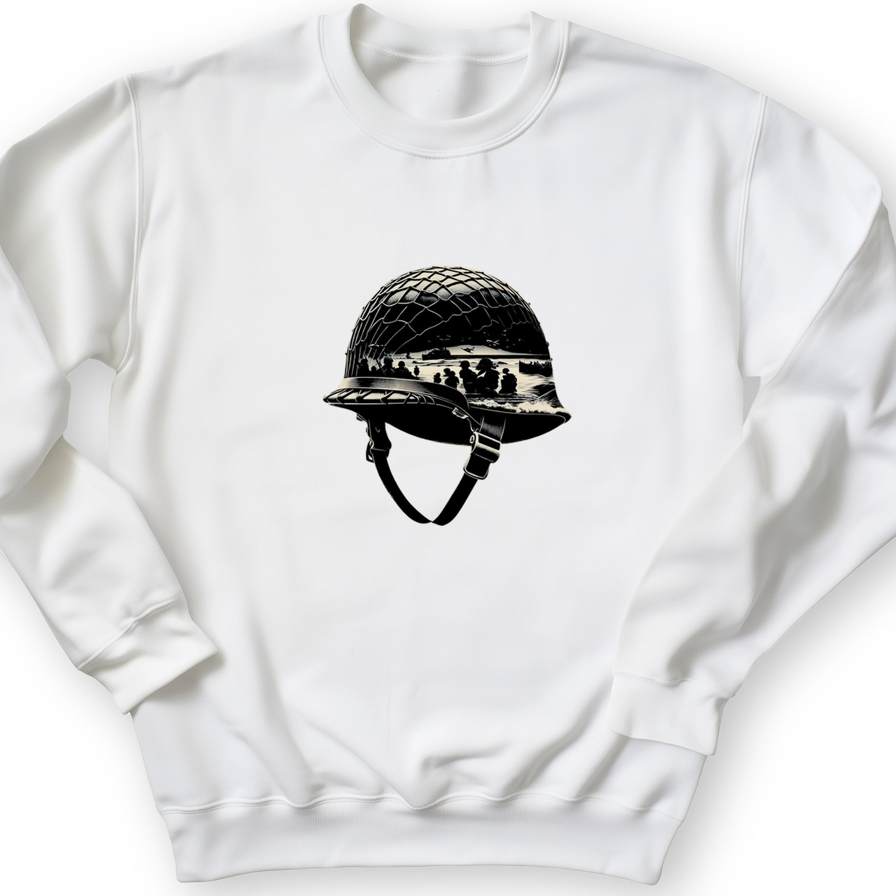 D-Day Helmet Crewneck